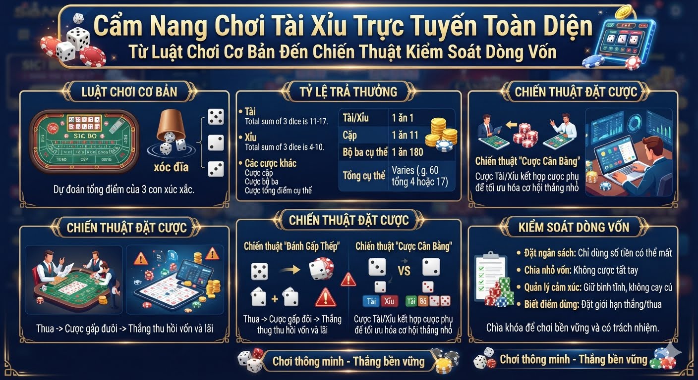 chơi tài xỉu trực tuyến