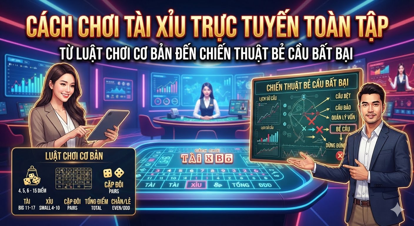 cách chơi tài xỉu trực tuyến